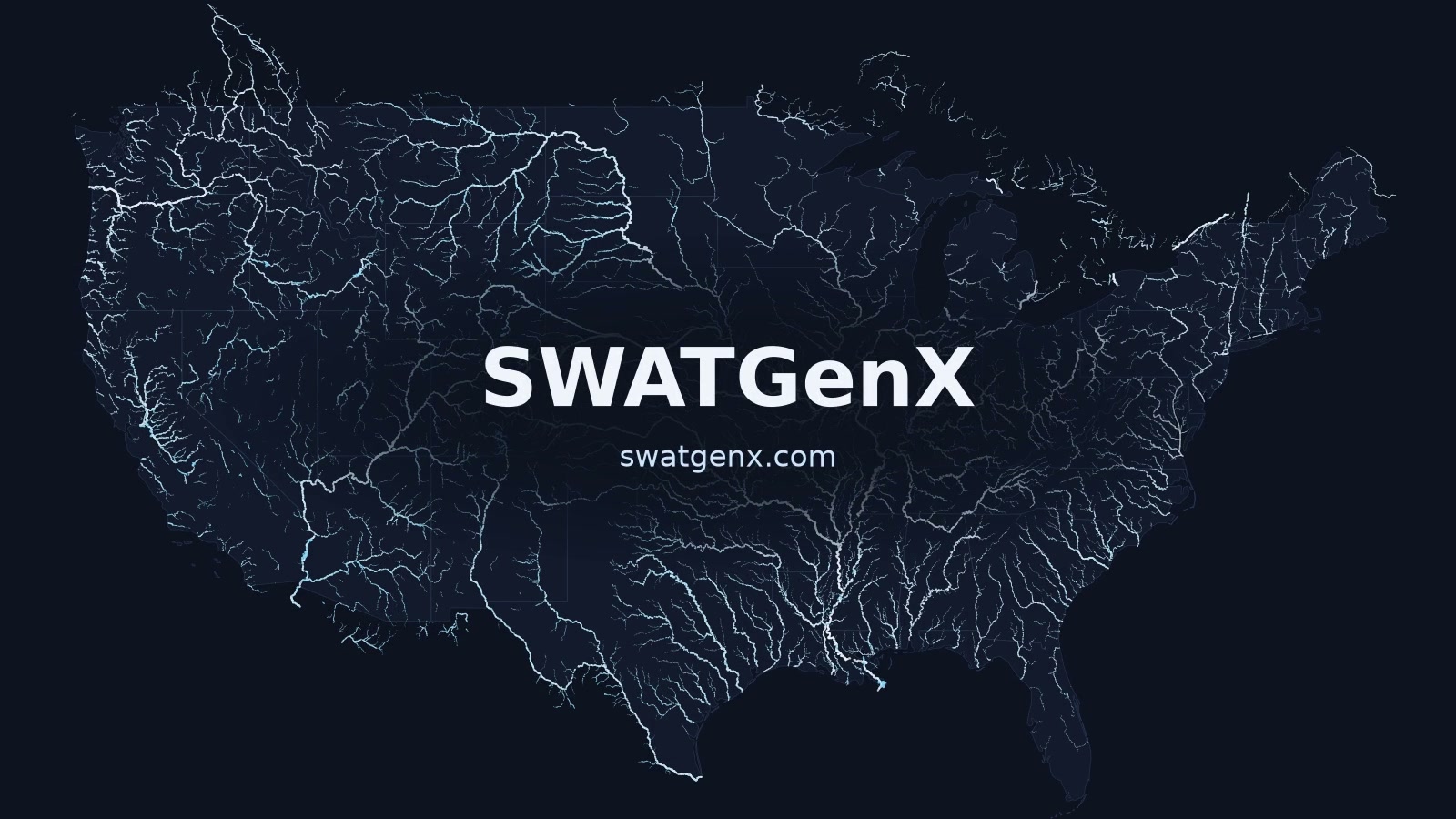 Thumbnail for the video lesson: SWATGenX: a working watershed model for your river, from national data